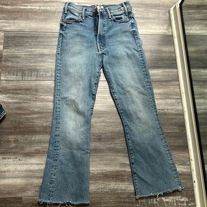 flared mother jeans